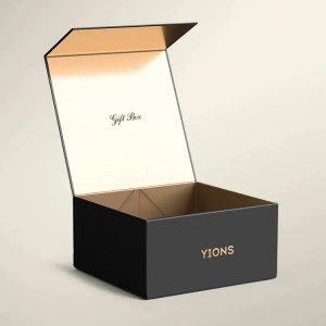 foldable magnetic box paper packaging