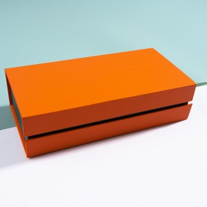 Custom magnetic cardboard gift packaging paper box 