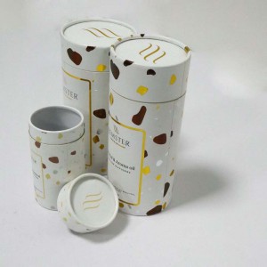 Round edge tube packaging box supplier