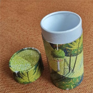 paper tube packaging tea box