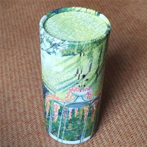 paper tube packaging tea box